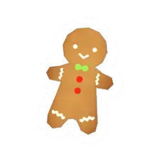 Unturned Gingerbread Cookie food icon