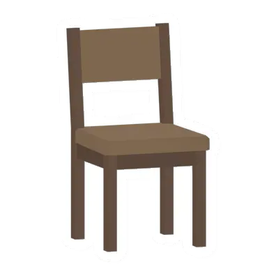 Unturned Pine Dining Chair barricade icon