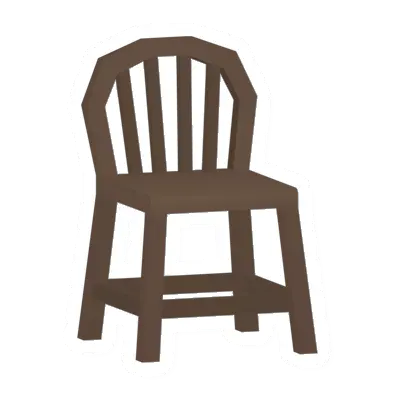Unturned Pine Saloon Chair barricade icon