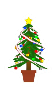 Unturned Christmas Tree barricade icon