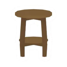 Unturned Round Side Table barricade icon