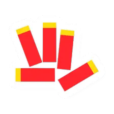 5rnds of 12G Magnum Buck