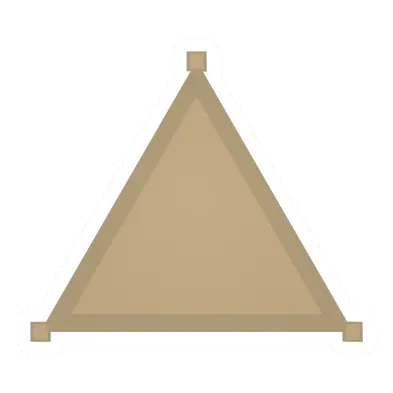 Unturned Triangular Eucalyptus Floor barricade icon