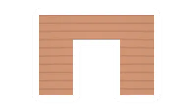 Unturned Maple Plank Doorway barricade icon