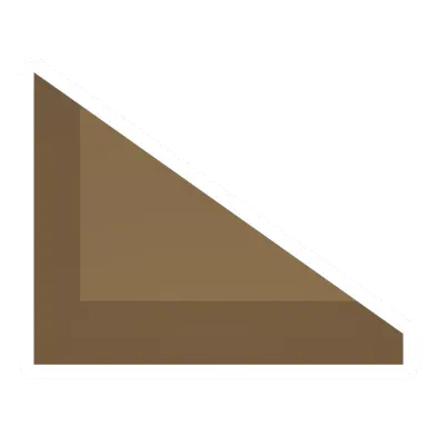 Unturned Pine Ramp Corner barricade icon