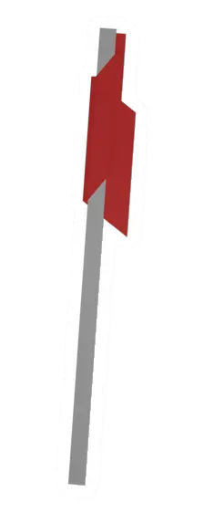 Unturned Red Claim Flag barricade icon