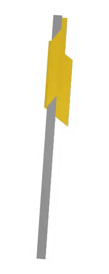 Unturned Yellow Claim Flag barricade icon
