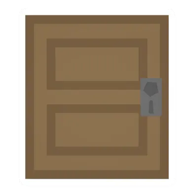 Unturned Lockable Pine Door barricade icon