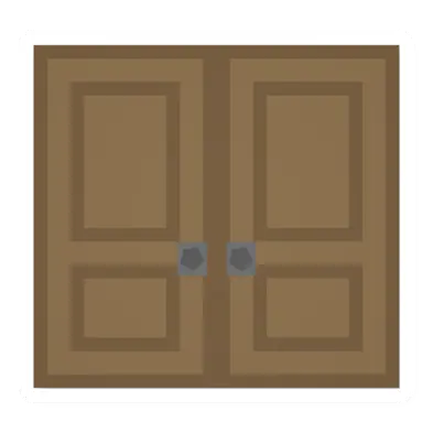 Unturned Unlocked Pine Doubledoor barricade icon
