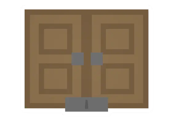 Unturned Lockable Pine Shutter barricade icon