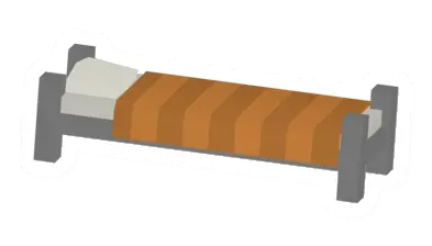 Unturned Orange Cot barricade icon