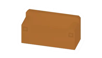 Unturned Orange Couch barricade icon
