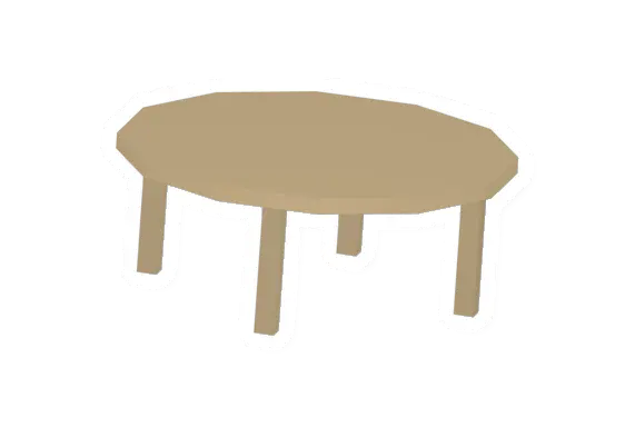 Unturned Eucalyptus Circular Table barricade icon