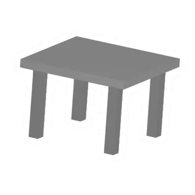 Unturned Metal Square Table barricade icon