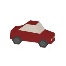 Unturned Red Toy Car barricade icon