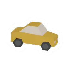 Unturned Yellow Toy Car barricade icon