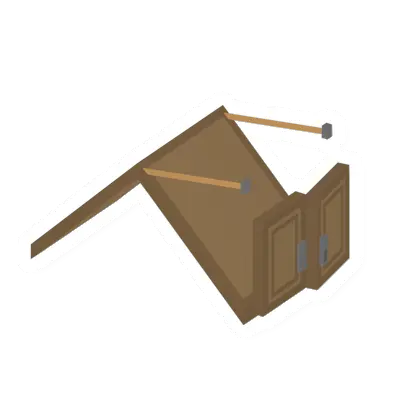 Unturned Lockable Long Pine Drawbridge barricade icon