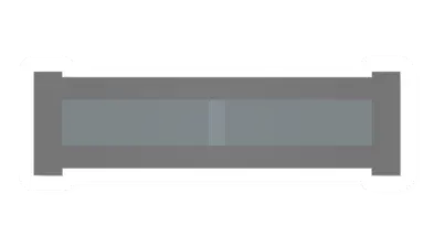 Unturned Reinforced Railing w/ Glass barricade icon