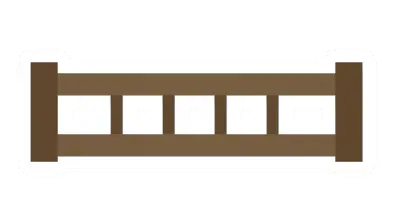 Unturned Pine Log Railing barricade icon