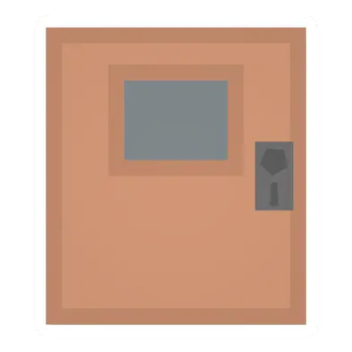 Unturned Fancy Maple Door barricade icon