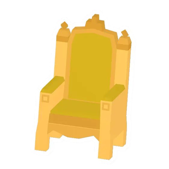 Unturned Yellow Throne barricade icon
