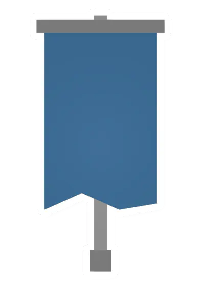 Unturned Blue Claim Banner barricade icon