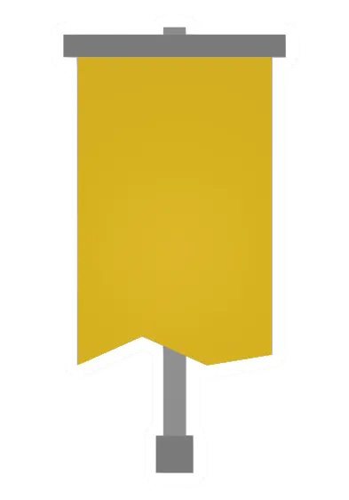 Unturned Yellow Claim Banner barricade icon
