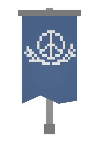 Unturned Coalition Claim Banner barricade icon