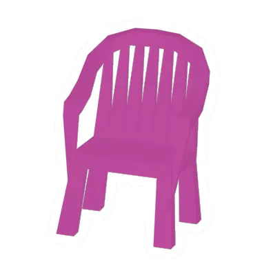 Unturned Pink Plastic Chair barricade icon