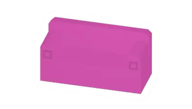 Unturned Pink Couch barricade icon