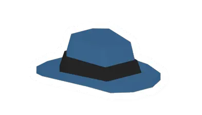 Unturned Blue Fedora clothing icon