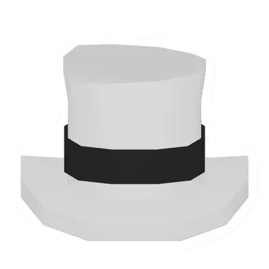 Unturned White Tophat clothing icon