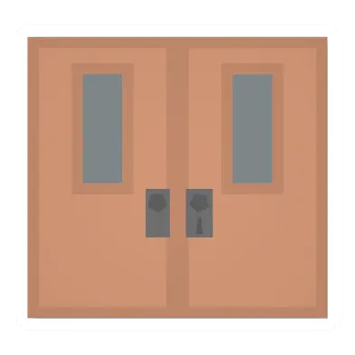 Unturned Fancy Maple Doubledoor barricade icon