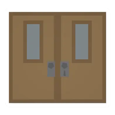 Unturned Fancy Pine Doubledoor barricade icon