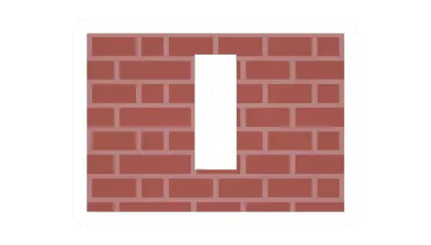 Unturned Brick Vertical Window barricade icon