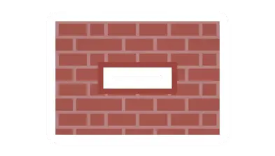 Unturned Brick Horizontal Window barricade icon