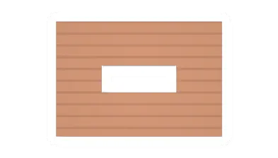 Unturned Offset Maple Plank Horizontal Window barricade icon