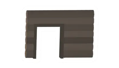 Unturned Wooden Doorway barricade icon