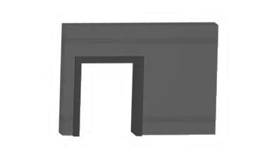 Unturned Metal Doorway barricade icon