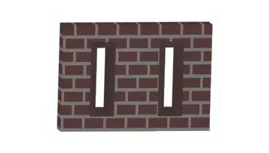 Unturned Brick Vertical Window barricade icon