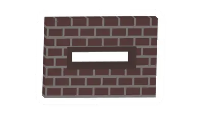 Unturned Brick Horizontal Window barricade icon
