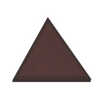Unturned Brick Triangle Roof barricade icon
