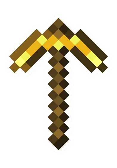 Unturned Minecraft Gold Hoaxe item icon