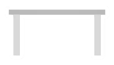 Unturned Birch Rectangular Table barricade icon