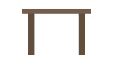 Unturned Maple Square Table barricade icon