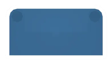 Unturned Blue Couch barricade icon