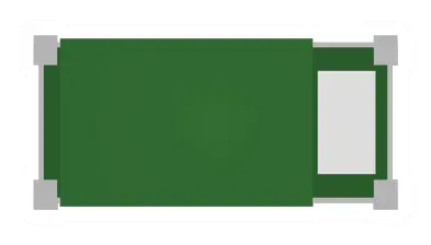 Unturned Green Cot barricade icon