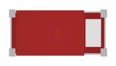 Unturned Red Cot barricade icon