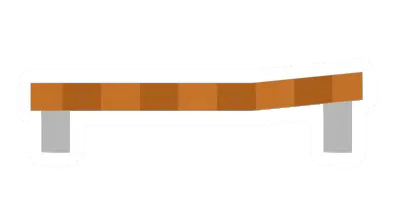 Unturned Orange Beach Chair barricade icon