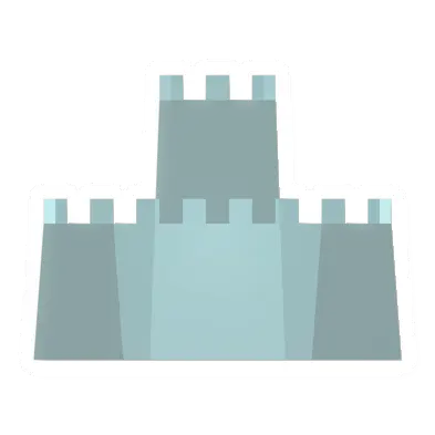 Unturned Large Ice Castle barricade icon